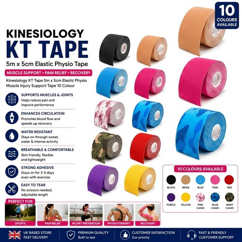 Kinesiology tape x 5cm - kinesiology,